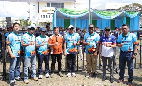 Lomba Burung Berkicau Tingkat Nasional Piala Gubernur Cup 2025, Di Lapangan Korpri Kantor Gubernur Lampung
