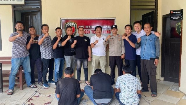 Tekab 308 Presisi Polsek Tegineneng Gelandang Tiga Pelaku Gondol 7 Ekor Sapi ke Mapolsek
