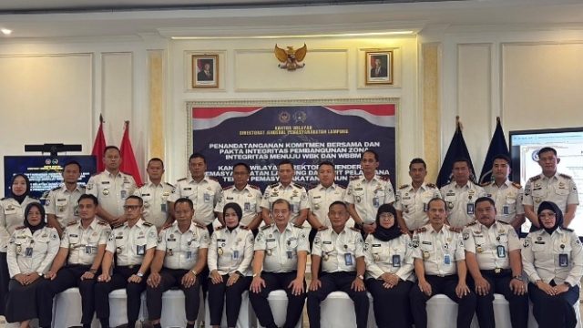 Kanwil Ditjenpas Lampung Teken Komitmen Bersama Pembangunan Zona Integritas Tahun 2026