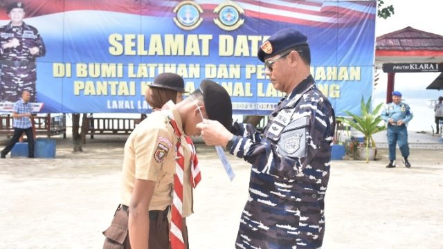 Lanal Lampung Gelar Persami KKRI, Bentuk Generasi Muda Disiplin dan Berjiwa Nasionalis