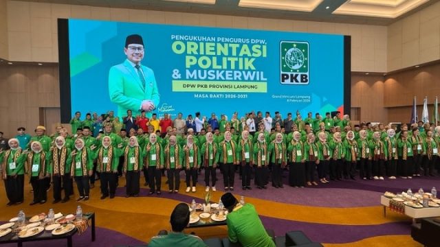 DPW PKB Lampung Suskses Gelar Pengukuhan, Orientasi Politik, Dan MUSKERWIL