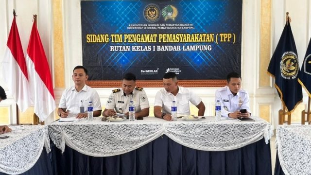 Sidang TPP Rutan Kelas I Bandar Lampung Bahas Penetapan Warga Binaan yang Dikaryakan Selama Ramadhan 1447 H
