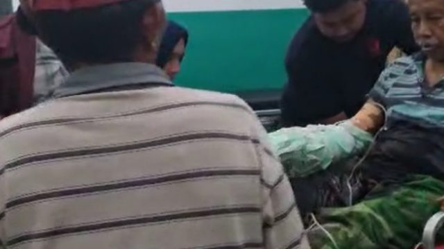 Teror Bacok Di Lampung Selatan:Pasutri Jadi Korban,Pelaku Melarikan Diri