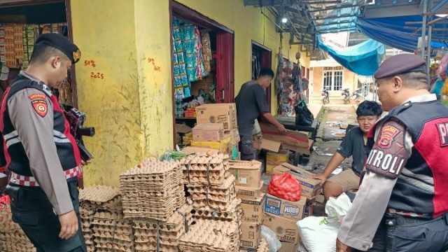 Patroli Cipta Kondisi Sat Samapta Polres Lampung Tengah Pastikan Sitkamtibmas Aman Kondusif di Bulan Suci Ramadan