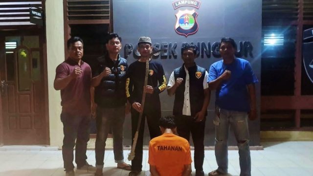 Respon Cepat Polsek Punggur, Pelaku Pembacokan Pelajar 17 Tahun Berhasil Ditangkap