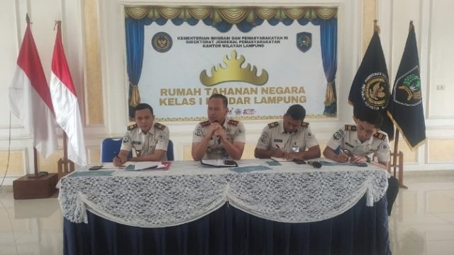 Rapat Dinas Sambut Idul Fitri 1447 H, Kepala Rutan Kelas I Bandar Lampung Tekankan Kesiapan Layanan