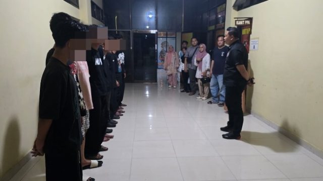 Keributan Dipicu Unggahan Medsos, Sembilan Remaja Diamankan Polisi di Sukarame