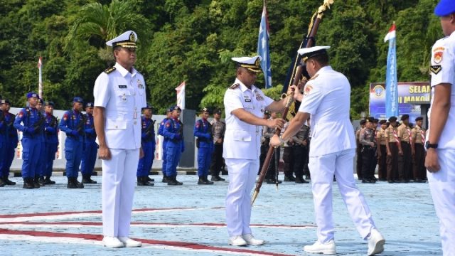 Regenerasi Kepemimpinan, Dankodaeral III Pimpin Sertijab Danlanal Lampung