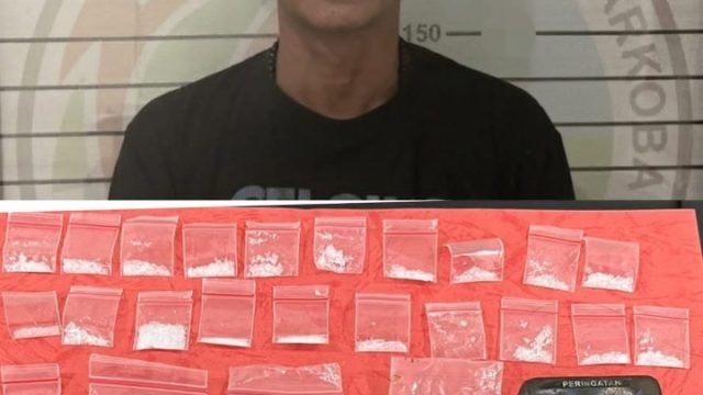 Polres Lampung Utara Ungkap Kasus Narkotika, Seorang Pria Ditangkap Dengan Puluhan Paket Sabu