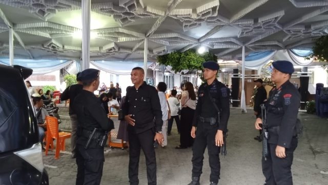 Brimob Lampung Terjunkan Unit Komposit Gegana Antisipasi Gangguan Keamanan Hari Paskah