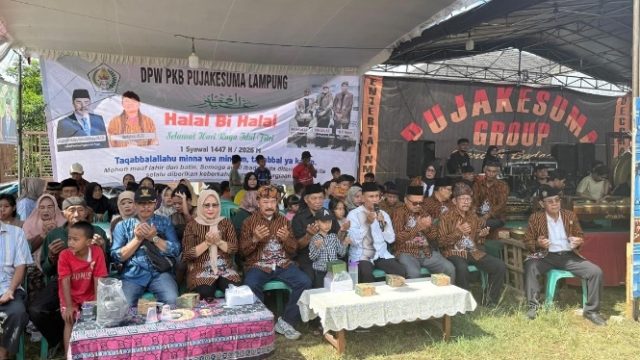 Halal Bihalal Pujakesuma Lampung Berlangsung Meriah.