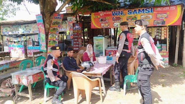 Benteng Tanggub Di Hari Minggu, Sat Samapta Polres Tulang Bawang Tebar Ancaman Bagi Pelaku Kriminal, Hadirkan Rasa Aman Dan Nyaman