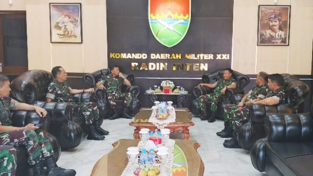 Pangdam XXI/Radin Inten Terima Kunker Danpusterad