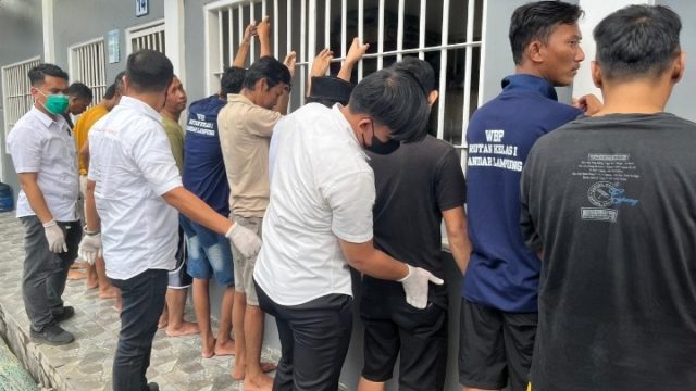 Deteksi Dini Narkoba dan Kejahatan Siber, Rutan Bandar Lampung Gelar Razia Bersama Ditreskrimum Polda Lampung