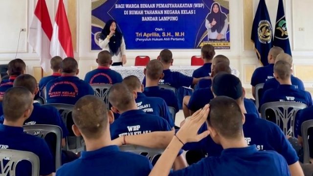 Bekali Warga Binaan dengan Pemahaman Hukum, Rutan Bandar Lampung Gelar Penyuluhan