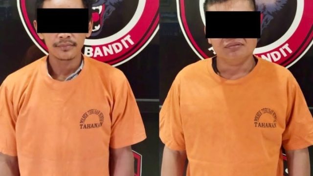 Tekab 308 Polsek Terusan Nunyai Ungkap Kasus Pencurian Sawit, Dua Pelaku Diamankan