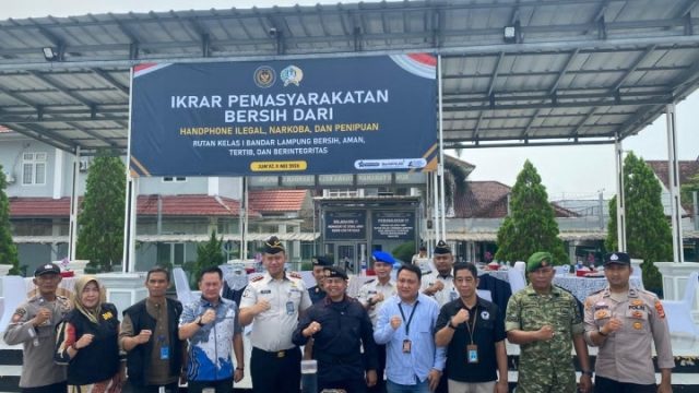 Rutan Kelas I Bandar Lampung Gelar Razia Kamar Hunian, Wujudkan Pemasyarakatan Bersih dari HP Ilegal, Narkoba dan Penipuan