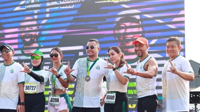 Kodam XXI/RI Meriahkan HIPMI Half Marathon Lampung 2026