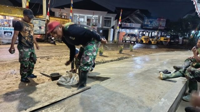 Peltu Wijianto Monitor Langsung Kegiatan Pembersihan Dan Persiapan Di Titik KDKMP