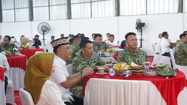 Danrem 043/Gatam Ikuti Launching 1.061 Koperasi Desa/Kelurahan Merah Putih Secara Virtual Bersama Presiden RI di Kota Metro