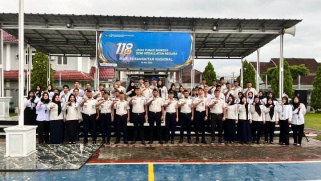 Khidmat dan Penuh Semangat, Rutan Bandar Lampung Peringati Hari Kebangkitan Nasional Ke-118