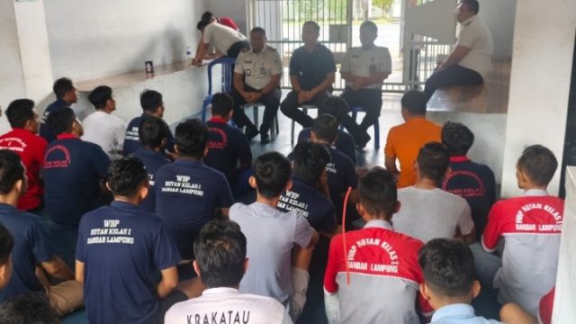 Sosialisasi Layanan Integrasi, Rutan Kelas I Bandar Lampung Pastikan Warga Binaan Pahami Hak dan Prosedur
