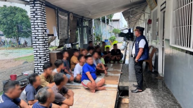 Deteksi Dini Gangguan Kamtib, Kalapas Narkotika Bandar Lampung Turun Langsung Razia Blok Hunian