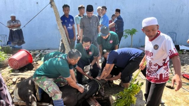 Semangat Berbagi di Hari Raya, Rutan Kelas I Bandar Lampung Laksanakan Pemotongan Hewan Qurban Idul Adha 1447 H