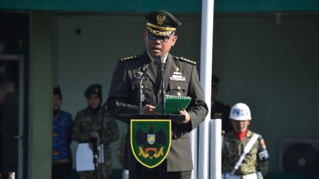 Perkuat Nilai Kebangsaan dan Jaga Keutuhan NKRI, Korem 043/Gatam Gelar Upacara Hari Lahir Pancasila 2026