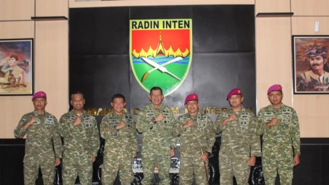 Pangdam XXI/Radin Inten Terima Kunjungan Danbrigif 4 Marinir/BS