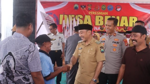 Desa Trimomukti Resmi Jadi Desa BENAR, Polres Lampung Selatan Perkuat Gerakan Perang Melawan Narkoba