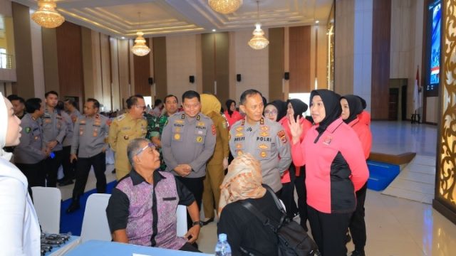 Ribuan Warga Lampung Nikmati Layanan Kesehatan Gratis dari Polda Lampung