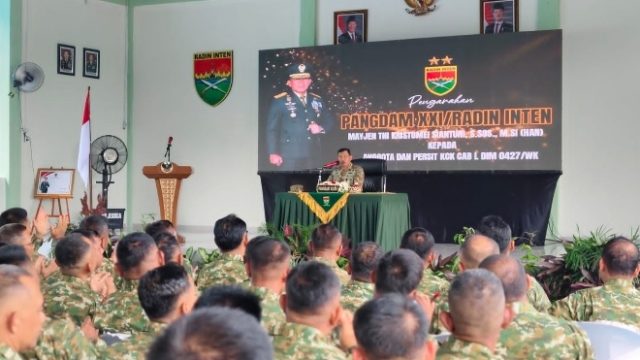 Danrem 043/Gatam Dampingi Pangdam XXI/Radin Inten Perkuat Sinergi dan Resmikan Fasilitas Baru di Way Kanan