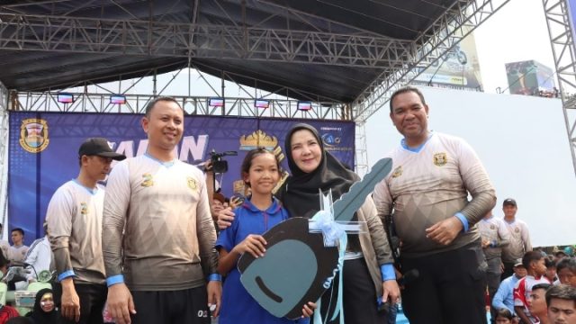 Peringati HUT Ke 344 Kota Bandar Lampung, Kodim 0410/KBL Ikut Serta Sukseskan Akbar Jalan Sehat