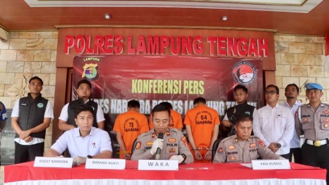 Polres Lampung Tengah Kejar Otak Jaringan Narkoba di Balik Penyelundupan Ribuan Pil Ekstasi