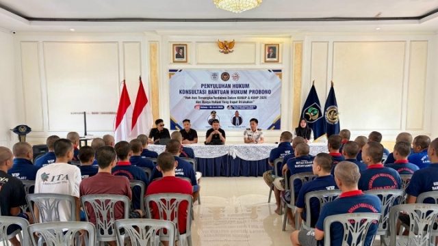 Rutan Kelas I Bandar Lampung Gelar Penyuluhan Hukum Dan Konsultasi Bantuan Hukum Probono Bagi Warga Binaan