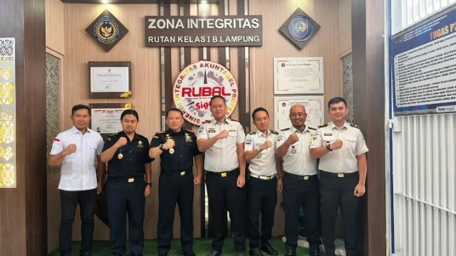 Perkuat Sinergi Antarinstansi, Kepala Bea Cukai Bandar Lampung Kunjungi Rutan Kelas I Bandar Lampung