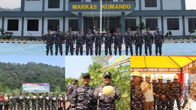 Lanal Lampung Menerima Kunjungan Kerja Pangkoarmada RI 