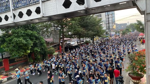 Ribuan Langkah Warnai Hari Bhayangkara ke-80, 5.745 Pelari Ramaikan Bhayangkara Half Marathon 2026