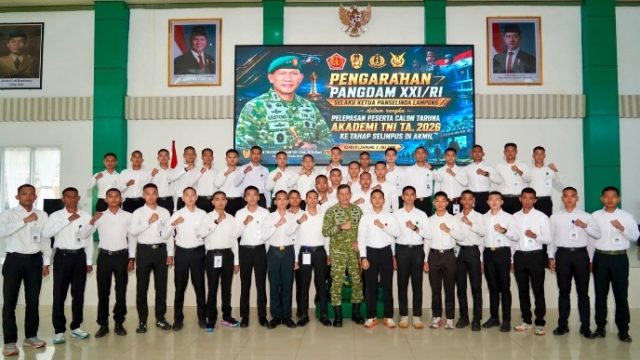 Langkah Awal Menuju Pengabdian, Pangdam Lepas CATAR Kodam XXI/RI