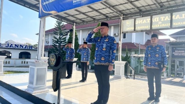 Perkuat Semangat Pengabdian, Rutan Kelas I Bandar Lampung Rutin Gelar Upacara Hari Kesadaran Nasional