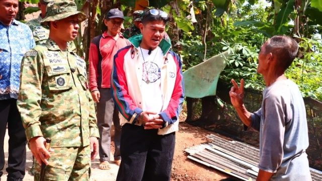 Akselerasi Infrastruktur TMMD Kodim 0410/KBL: Dansatgas Tinjau Progres Talud Hingga RTLH di Pinang Jaya