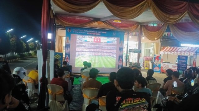 Kodim 0410/KBL Gelar Nobar Piala Dunia 2026, Rajut Kebersamaan  TNI-Rakyat Di Tiga Kecamatan