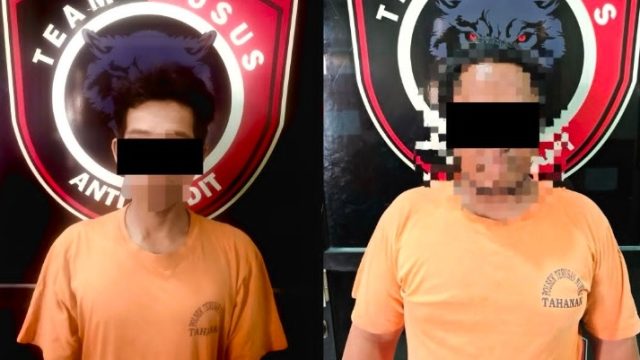 Beraksi Dini Hari, Dua Pelaku Pencurian Buah Sawit di PT GMP Diamankan Polsek Terusan Nunyai