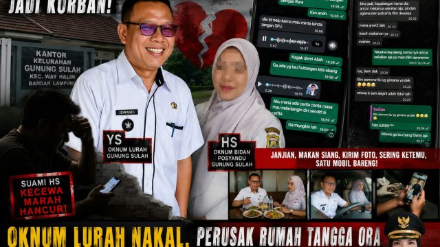 Dugaan Ganggu Rumah Tangga Orang, Oknum Lurah Gunung Sulah Viral  Wali Kota  Bandar Lampung Diminta Berani Periksa Dan Pecat Jika Terbukti