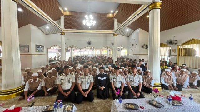 Rutan Kelas I Bandar Lampung Perkuat Pembinaan Keagamaan Lewat Safari Dakwah Bersama Habib Ahmad Al Habsyi