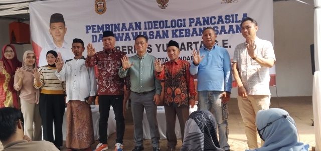 Ketua DPRD Bandar Lampung Bernas Yuniarta Sosialisasikan Ideologi Pancasila dan Wawasan Kebangsaan