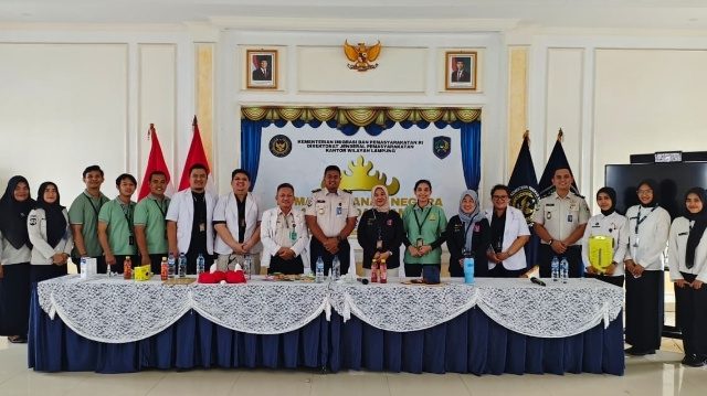 Semarak HUT RI ke-81, Rutan Bandar Lampung Gelar Bakti Sosial dan Pemeriksaan Kesehatan Gratis