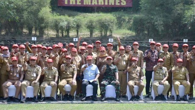 Danbrigif 4 Mar/BS Perkuat Pembinaan Teritorial Maritim di Lima Kecamatan Pesisir Pesawaran