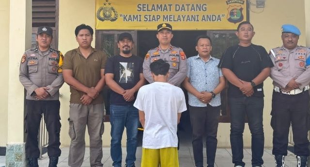 Polsek Pugung Polres Tanggamus Tangkap DPO Kasus Curat di Kolam Ikan